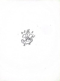 a drawing of a bird on a white sheet of paper